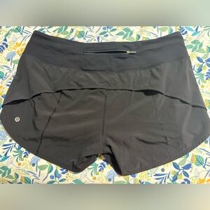 Black Lululemon size 10 shorts